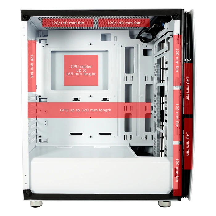 LC-Power Gaming 713W Bright Sail X - mid tower - ATX (LC-713W-ON) (LC713W-ON)