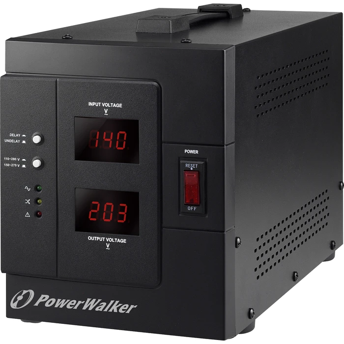 Powerwalker AVR 3000 SIV Σταθεροποιητής Τάσης 3000VA με 2 Πρίζες Ρεύματος