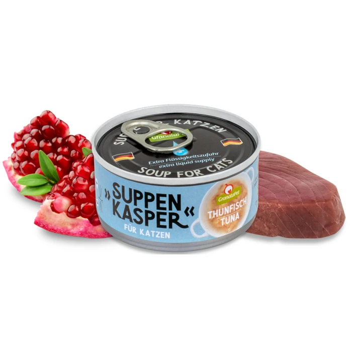 Granata Pet Foods Suppenkasper Wet Cat Food Can - Tuna, Grain-Free, 70g