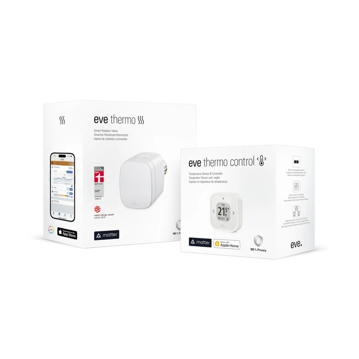 Eve Thermo Matter + Eve Thermo Control Matter — Έξυπνος Θερμοστάτης Σώματος (Matter)