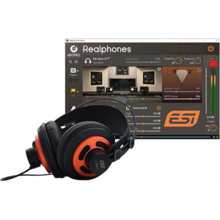 ESI eXtra 10 Wired Over-Ear Studio Headphones