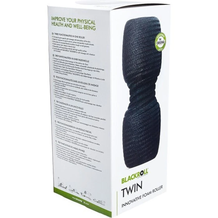 Blackroll Twin 30 Massage Roller Black 13 cm