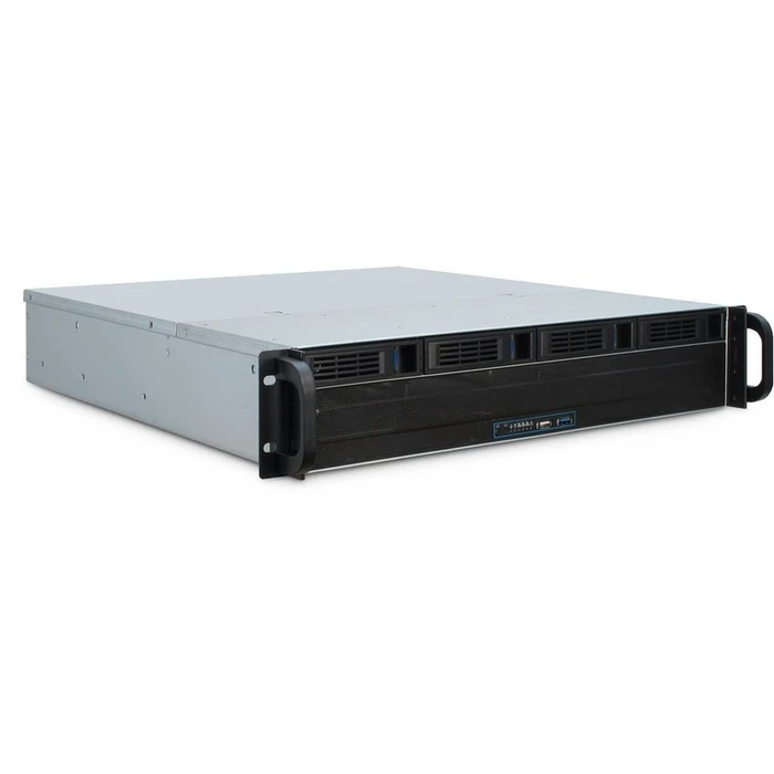 Inter-Tech IPC 2U-K-240L (μαύρο, 2U)
