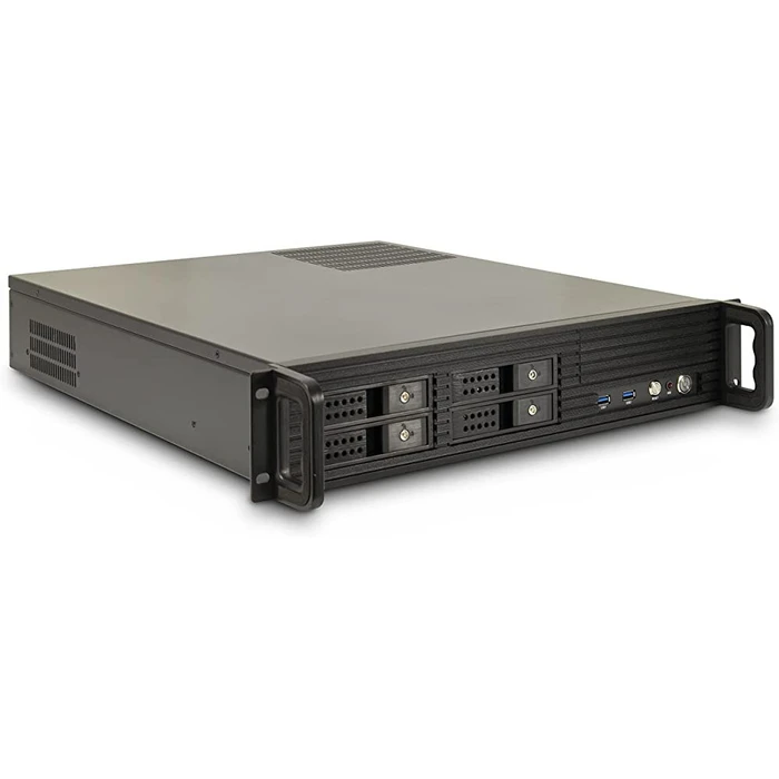 Inter-Tech IPC 2U-2504 - 2U Rackmount Chassis (Black)
