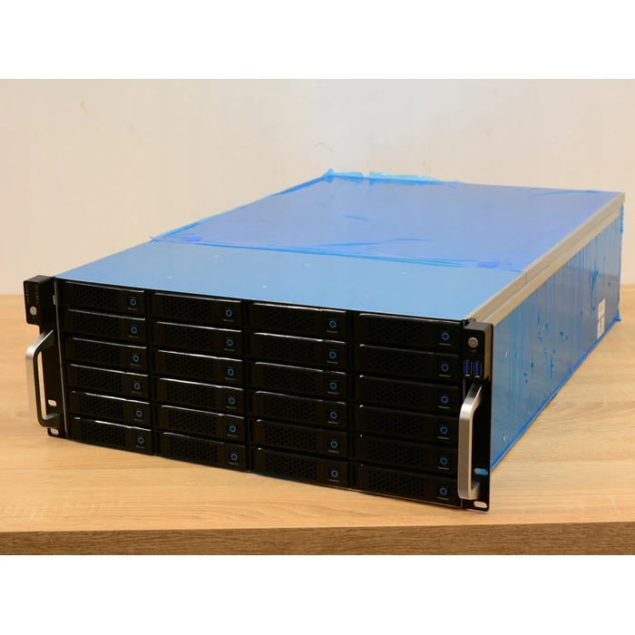Inter-Tech 4U-4724 (black) - 19" 4U Industrial Rack Chassis