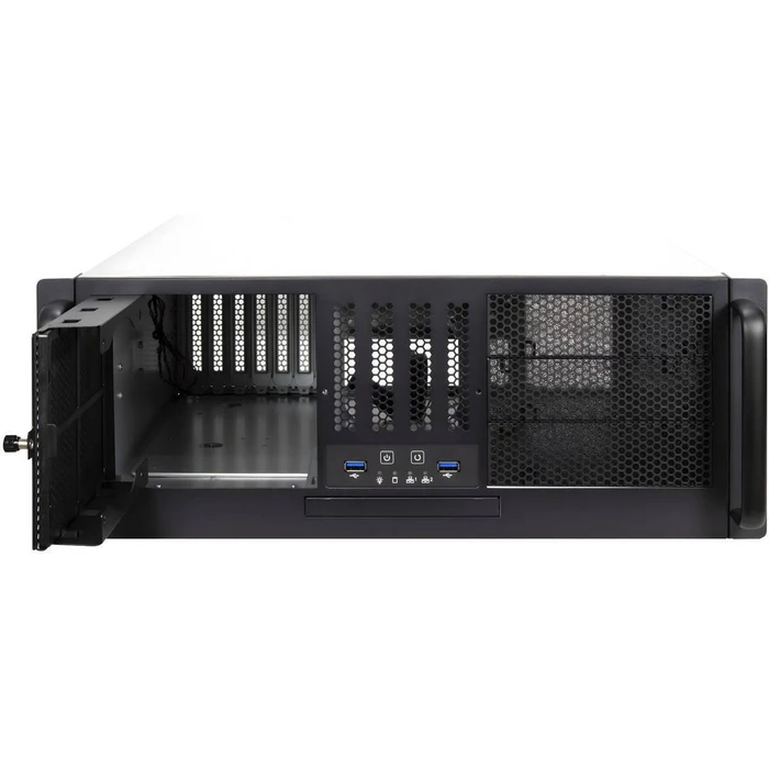 Inter-Tech 4U-47045 4U Rackmount Server Case - Black
