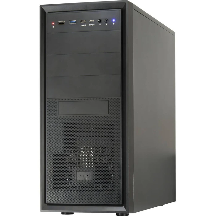 Inter-Tech 8862 Midi Tower Computer Case Black
