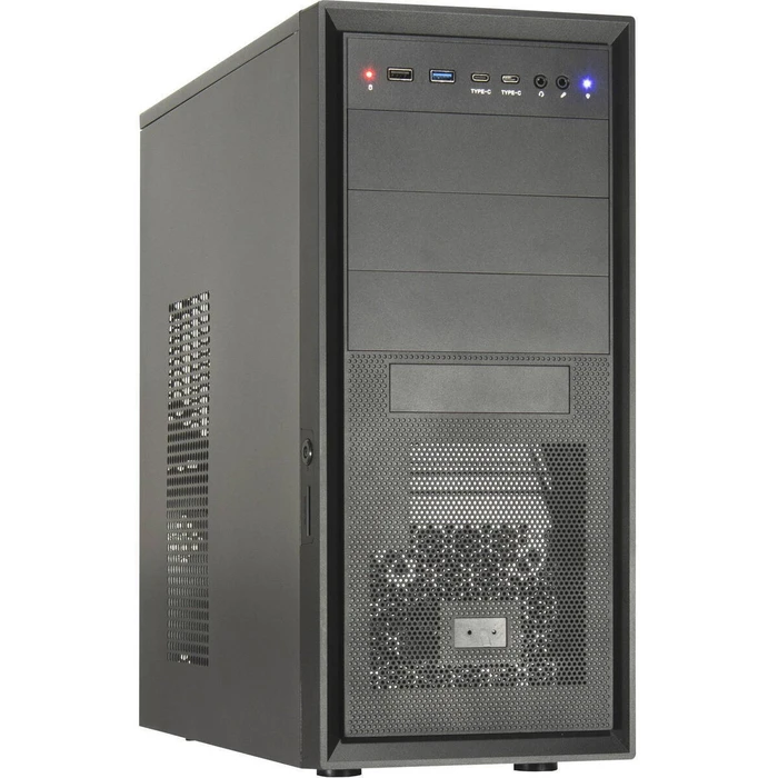 Inter-Tech 8862 Midi Tower Computer Case Black