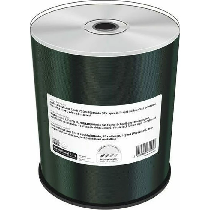 MediaRange Professional Line CD-R 700MB Silver 100-pack Cakebox (MRPL502)