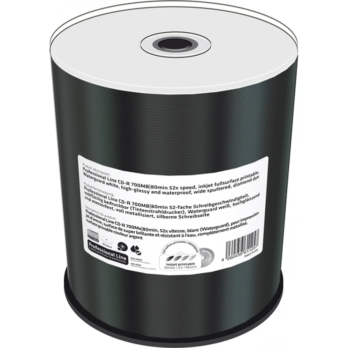 MediaRange CD-R 700MB Waterguard 100 τεμάχια λευκά, αδιάβροχα, εκτυπώσιμη επιφάνεια