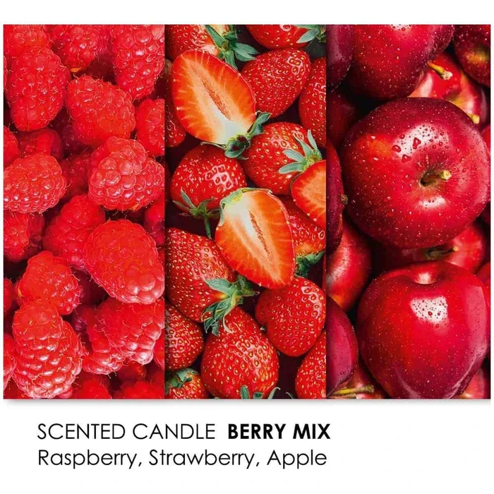 Haribo Σετ Αρωματικών Κεριών Frucht Power 3τμχ (Lemon Fruits, Cherry Cola, Strawberry Happiness)