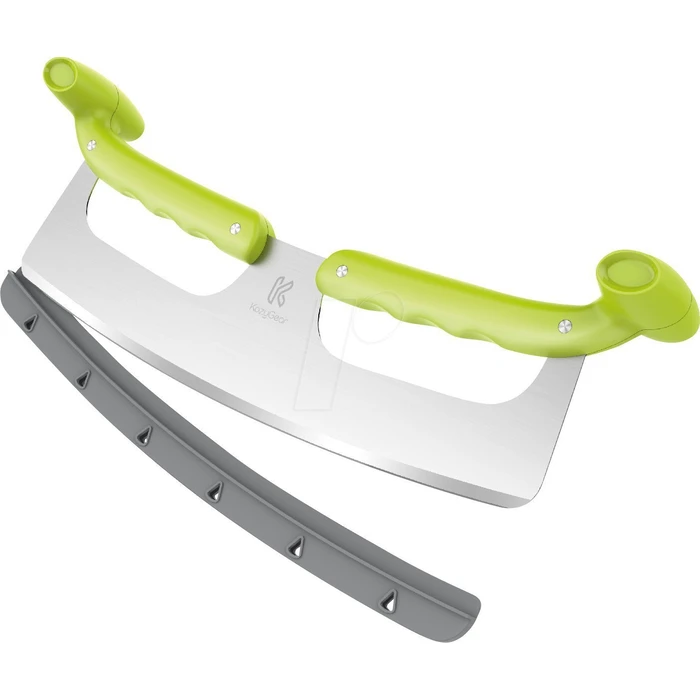KozyGear Mezzaluna κόπτης πίτσας με διπλή προστατευτική λαβή