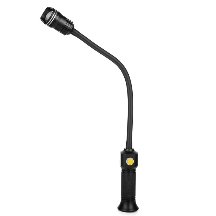 PCWork Φακός Εργασίας Επαναφορτιζόμενος Μαγνητικός με Εύκαμπτο Βραχίονα 400lm