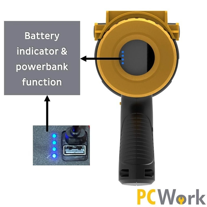 PCWork Handheld Floodlight IPX7 1590lm PCW12I