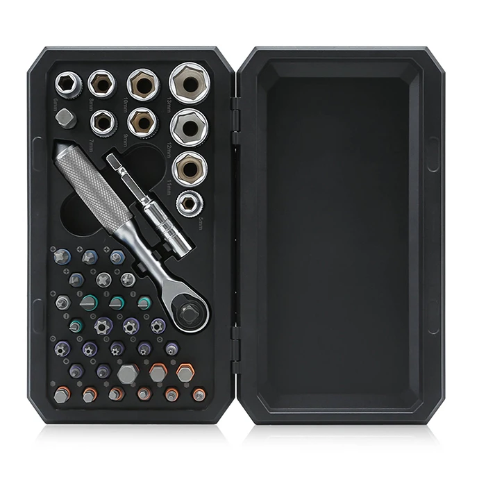 PCWork Precision Ratchet Set with 30 Bits and Magnetic Carry Case