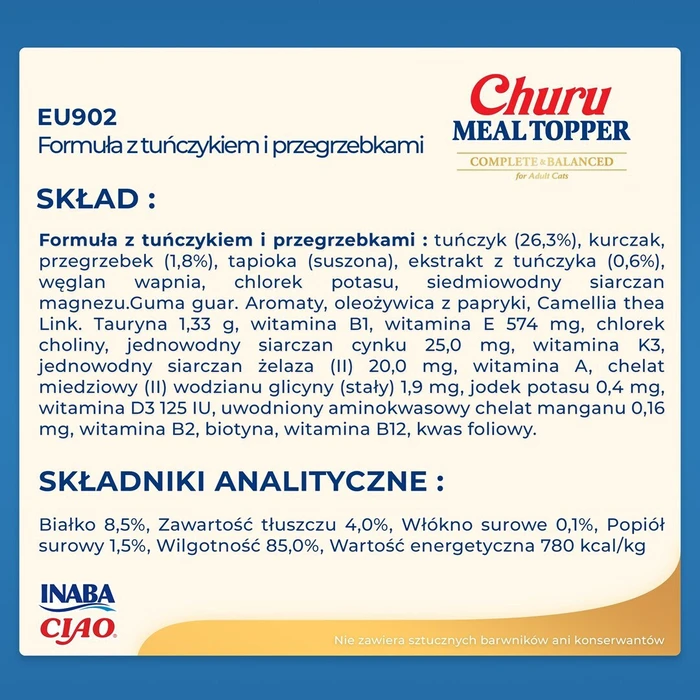 Inaba Λιχουδιές με Τόνο για Γάτα 14gr (4 x 14 g)