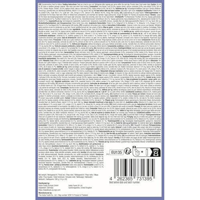 Inaba Λιχουδιές με Κοτόπουλο / Τόνο / Ψάρι για Ανήλικες Γάτες 280gr
