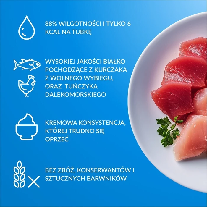 Inaba Cat Treats with Tuna / Fish 14 g (Churu Paste)