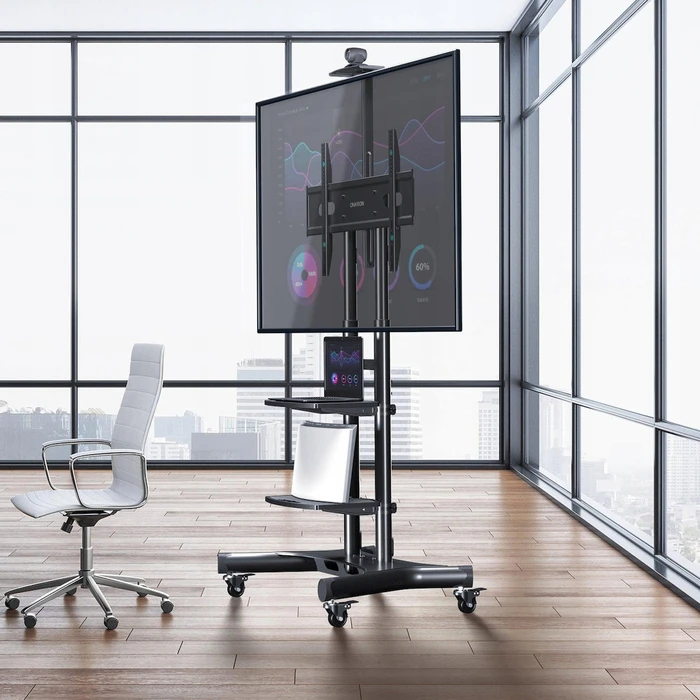 Κινητή Βάση Τηλεόρασης με Μοτέρ Onkron TS1881E-B 50-86" Μαύρη