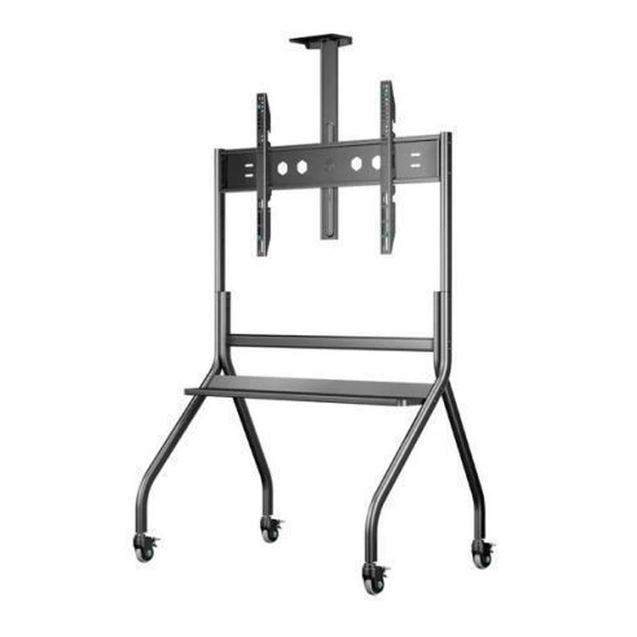 Κινητή Βάση Τηλεόρασης Onkron TS2080-B 60-120" Μαύρη, Ρυθμιζόμενο Ύψος με Ροδάκια