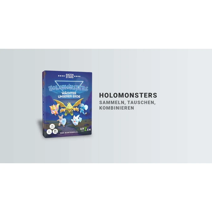 Επιτραπέζιο Παιχνίδι ANZEN Holomonsters - Κάρτες (3-6 παίκτες, 6+ ετών)