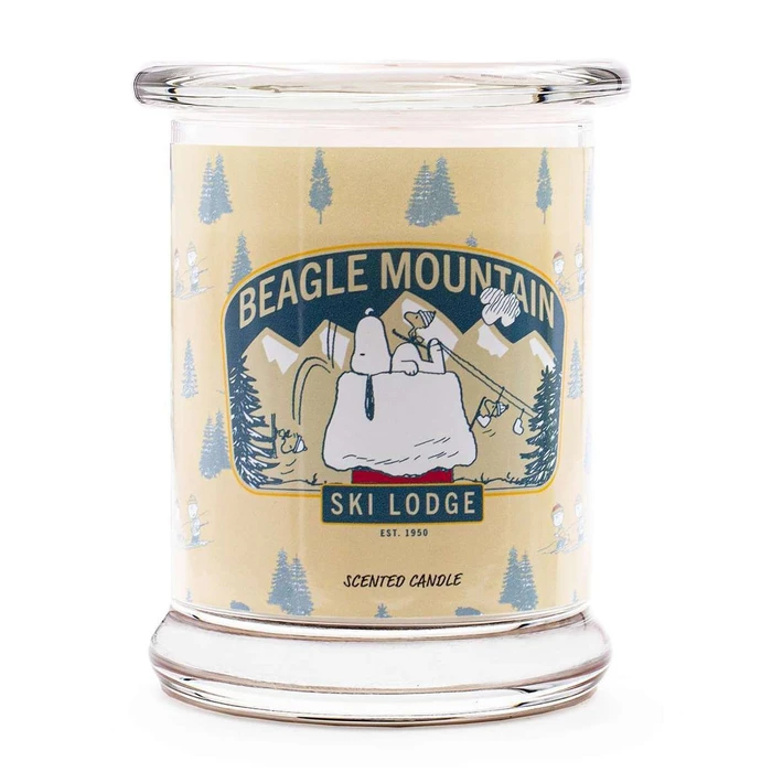 Peanuts Snoopy and Woodstock Beagle Mountain Scented Candle in Jar 250 g (A1838)