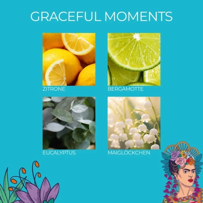 Αρωματικό Κερί Frida Kahlo Graceful Moments - 180g (Λεμόνι)