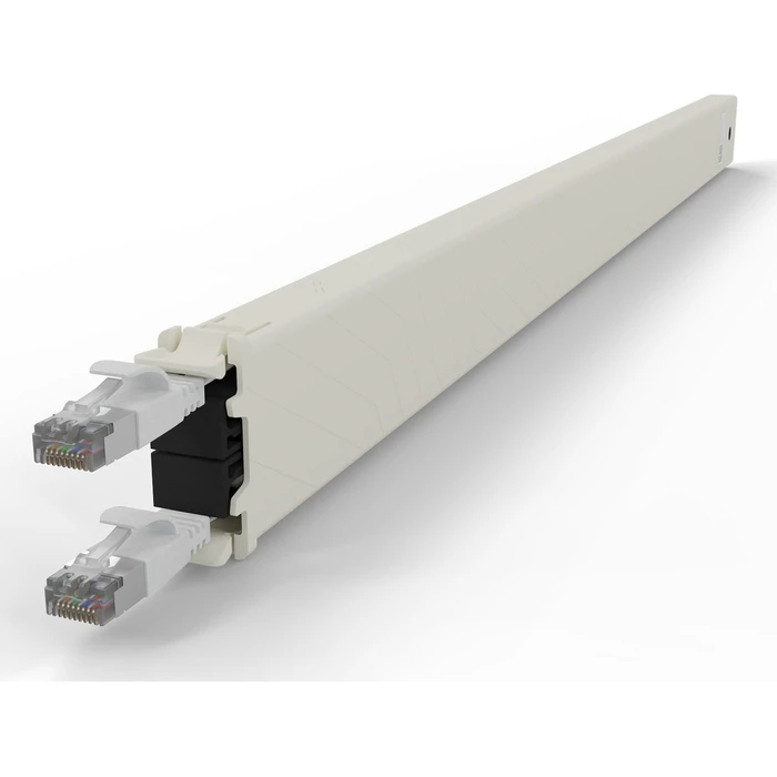 Patchbox Kupferkassette 30RU (1,8 m) Cat.6a U/FTP (STP) PoE - λευκό