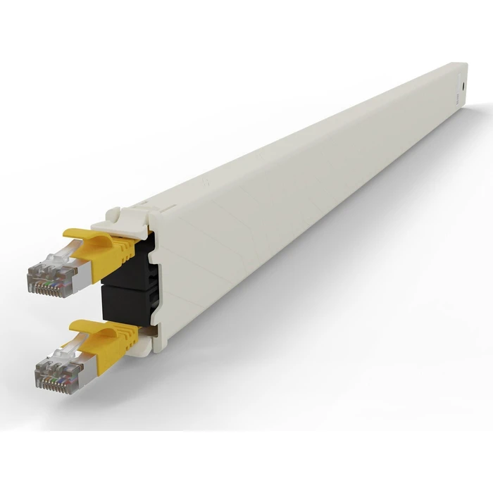 PATCHBOX patchbox.one Kupferkassette 30RU, U/FTP Cat.6a Καλώδιο Ethernet 1.8 m, Κίτρινο