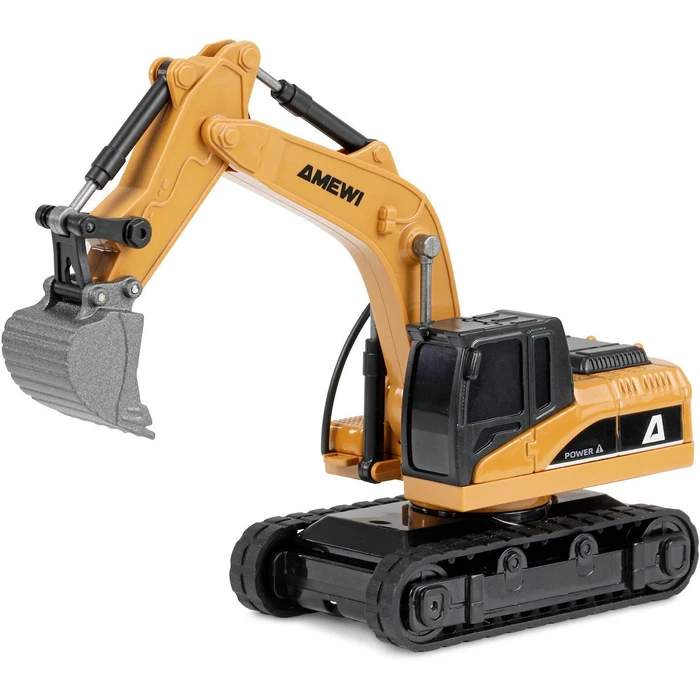 Amewi Mini Excavator 1:64 Proportional 8-Channel RTR - Ages 6+