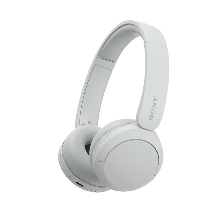Sony WH-CH520 Ασύρματα / Ενσύρματα On Ear Ακουστικά με 50 ώρες Λειτουργίας και Quick Charge Λευκά