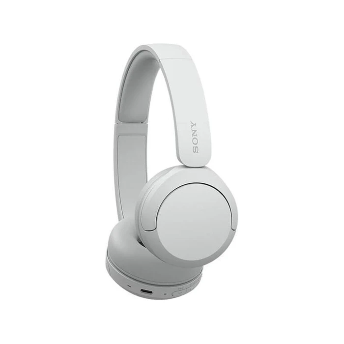 Sony WH-CH520 Ασύρματα / Ενσύρματα On Ear Ακουστικά με 50 ώρες Λειτουργίας και Quick Charge Λευκά