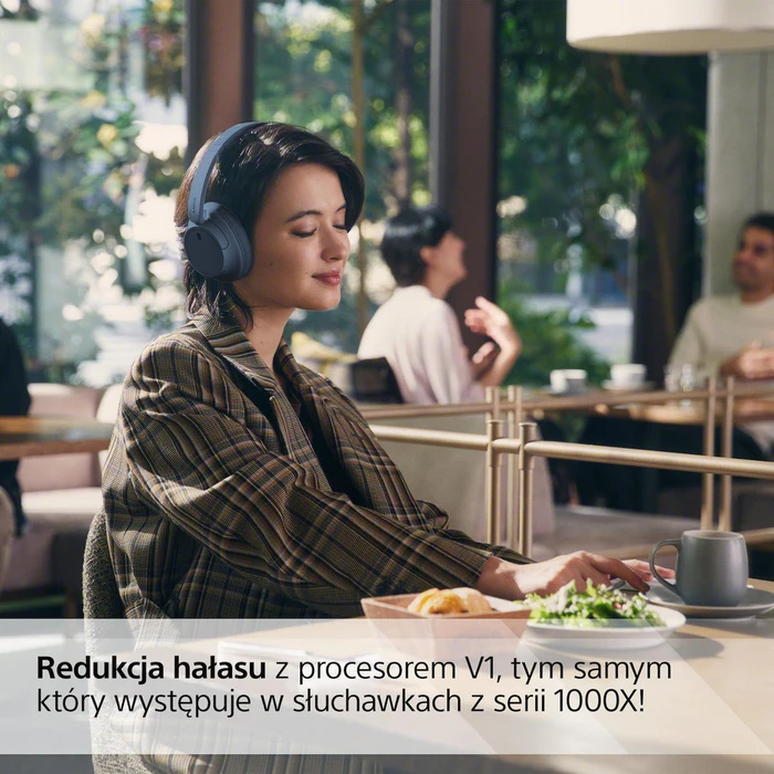 Sony WH-CH720N Ασύρματα / Ενσύρματα Over-Ear Ακουστικά με Active Noise Cancelling, 35 ώρες, Quick Charge (Μπλε)