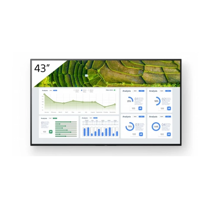 Monitor Sony FW 43BZ30L Bravia Professional Displays 43 inch 4K UHD HDR Commercial Display