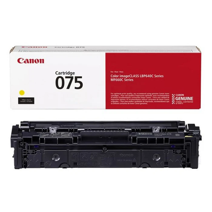 Toner Canon 075 Y κίτρινο 1300 σελίδες