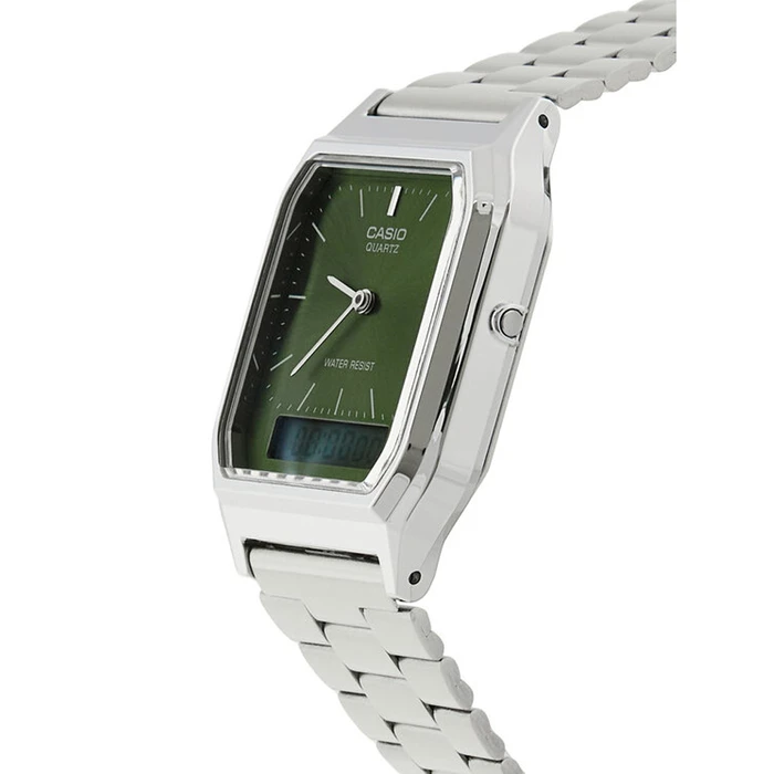 Casio Ρολόι Χειρός EDGY COLLECTION SUNRAY DIAL GREEN MOSS