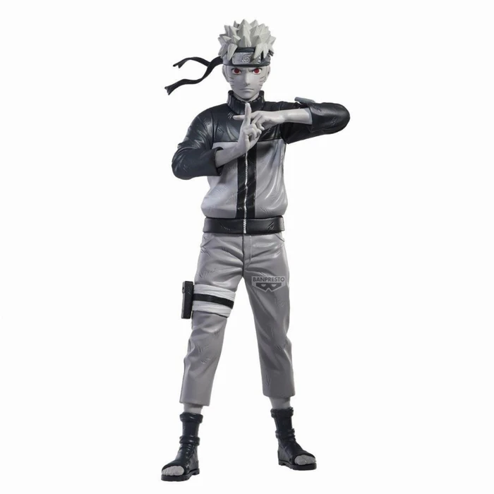 Banpresto Super Big Plush: Naruto Uzumaki Statue (23cm) - Naruto Shippuden Collectible Plush