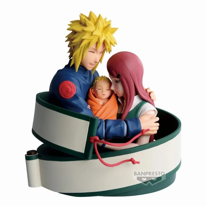 Banpresto Naruto 72 Series - Minato & Naruto & Kushina Φιγούρα 13 εκ. (71473)