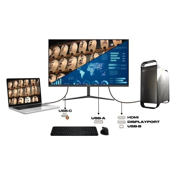 Japannext 27" WQHD Οθόνη JN-IPS27WQHDR-C65W