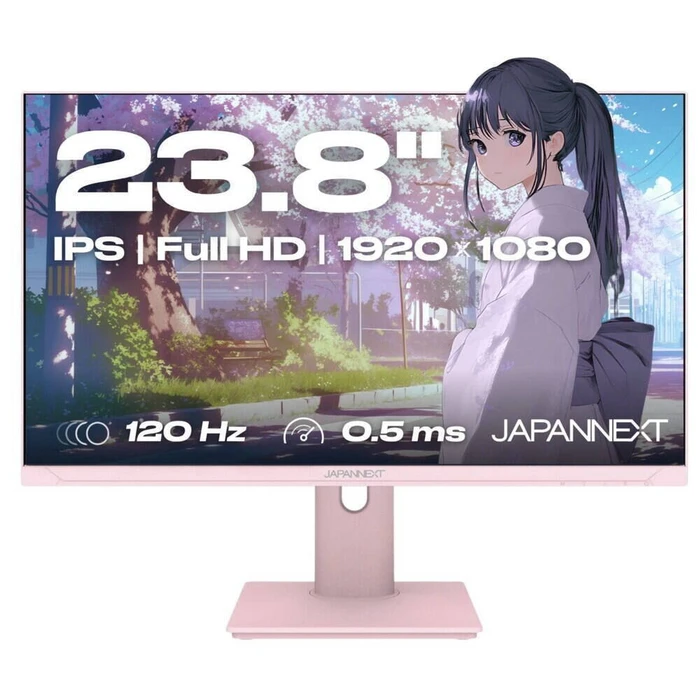 Japannext FHD Gaming Monitor 23.8" (JN-I238FHD120F-HSP-PK) — IPS, 1920x1080, 120Hz, HDMI, VGA, Eye Comfort