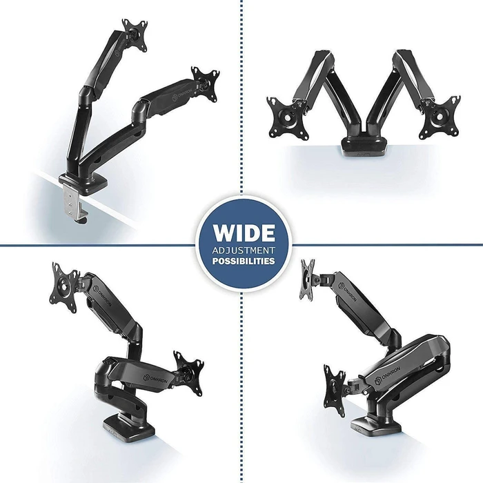 Onkron G160-B Dual Monitor Desk Mount 13-32" Black