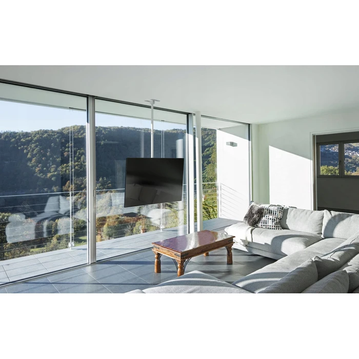 Σετ Βάσης Οροφής για Τηλεόραση 32-80" Onkron N1L-W Λευκό