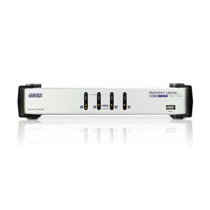 Aten CS1744C-AT 4-Port USB Dual KVM Switch