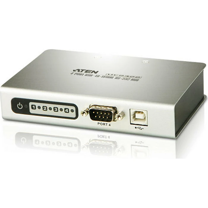 ATEN UC2324 USB 4-Port USB-to-Serial RS-232 Hub