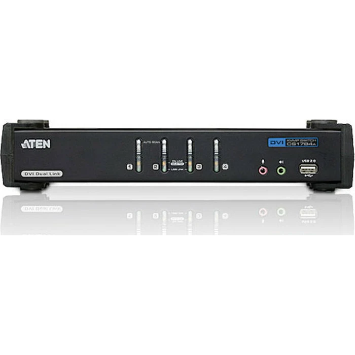 Aten CS1784A-AT-G 4-θύρων USB DVI Dual Link/Audio KVMP Switch