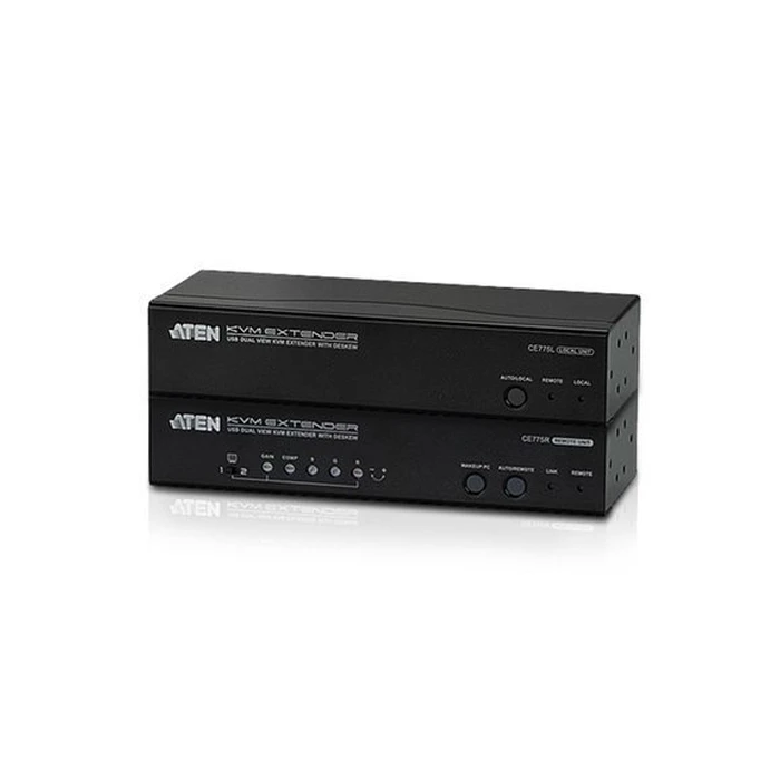 ATEN CE775 USB VGA Dual View KVM Extender