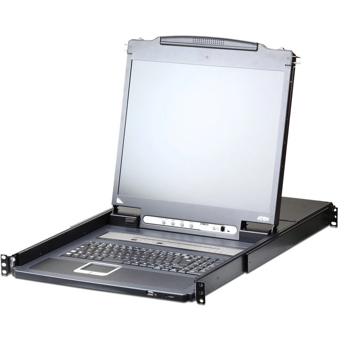 Aten 8-θυρών PS/2-USB VGA Single Rail LCD KVM Switch CL5708M