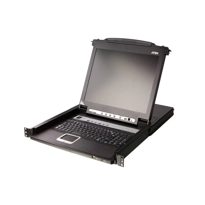 Aten 8-θυρών PS/2-USB VGA Single Rail LCD KVM Switch CL5708M