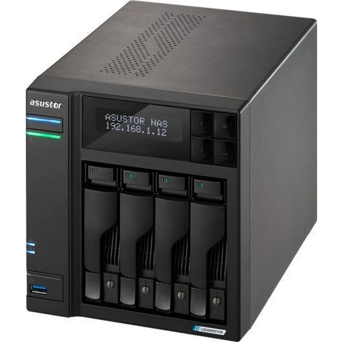 Asustor Lockerstor 4 Gen2 (AS6704T V2) NAS Tower — 4 θέσεων για HDD/M.2/SSD, 2x Ethernet