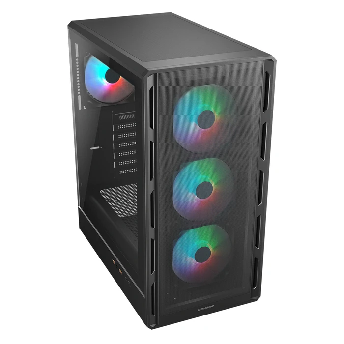 COUGAR Airface Pure RGB Mid Tower Gaming PC Case - Black